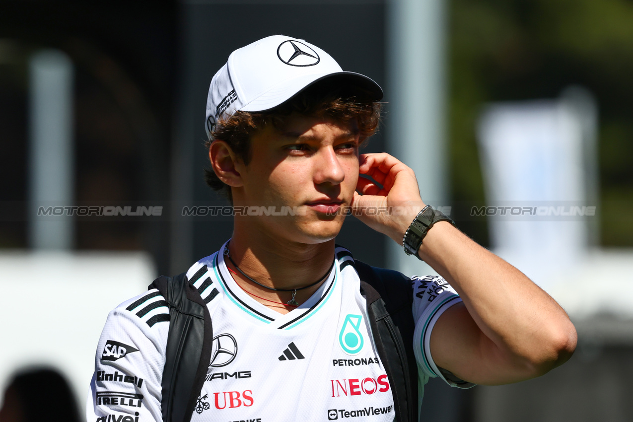 GP SPAGNA, Andrea Kimi Antonelli (ITA), Mercedes AMG F1 
29.05.2025. Formula 1 World Championship, Rd 9, Spanish Grand Prix, Barcelona, Spain, Preparation Day.
- www.xpbimages.com, EMail: requests@xpbimages.com © Copyright: Charniaux / XPB Images