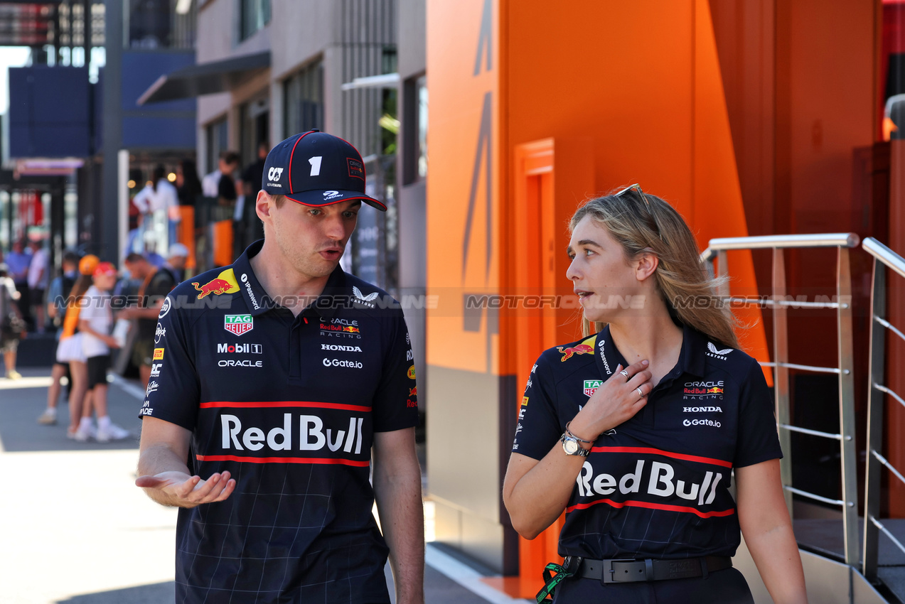 GP SPAGNA, Max Verstappen (NLD) Red Bull Racing.

29.05.2025. Formula 1 World Championship, Rd 9, Spanish Grand Prix, Barcelona, Spain, Preparation Day.

- www.xpbimages.com, EMail: requests@xpbimages.com © Copyright: Bearne / XPB Images