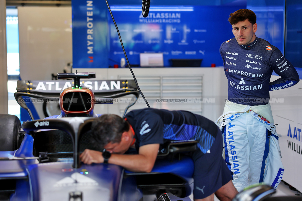GP SPAGNA, Victor Martins (FRA) Atlassian Williams Racing FW47 Academy Driver.

29.05.2025. Formula 1 World Championship, Rd 9, Spanish Grand Prix, Barcelona, Spain, Preparation Day.

 - www.xpbimages.com, EMail: requests@xpbimages.com © Copyright: Rew / XPB Images