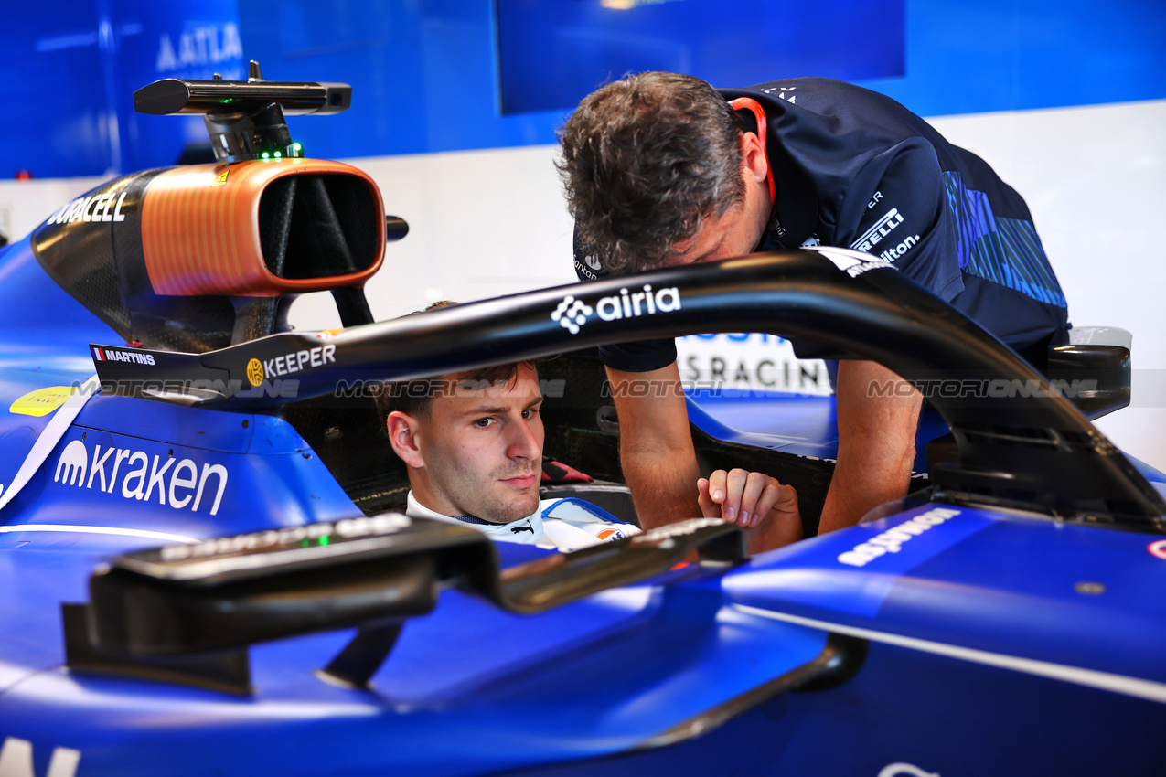 GP SPAGNA, Victor Martins (FRA) Atlassian Williams Racing FW47 Academy Driver.

29.05.2025. Formula 1 World Championship, Rd 9, Spanish Grand Prix, Barcelona, Spain, Preparation Day.

 - www.xpbimages.com, EMail: requests@xpbimages.com © Copyright: Rew / XPB Images
