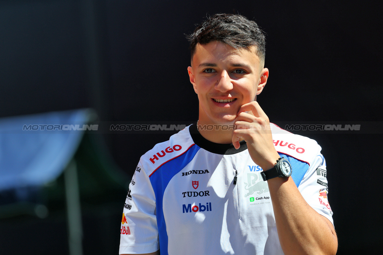 GP SPAGNA, Isack Hadjar (FRA) Racing Bulls.

29.05.2025. Formula 1 World Championship, Rd 9, Spanish Grand Prix, Barcelona, Spain, Preparation Day.

- www.xpbimages.com, EMail: requests@xpbimages.com © Copyright: Batchelor / XPB Images