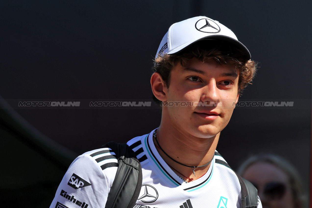 GP SPAGNA, Andrea Kimi Antonelli (ITA) Mercedes AMG F1.

29.05.2025. Formula 1 World Championship, Rd 9, Spanish Grand Prix, Barcelona, Spain, Preparation Day.

 - www.xpbimages.com, EMail: requests@xpbimages.com © Copyright: Rew / XPB Images