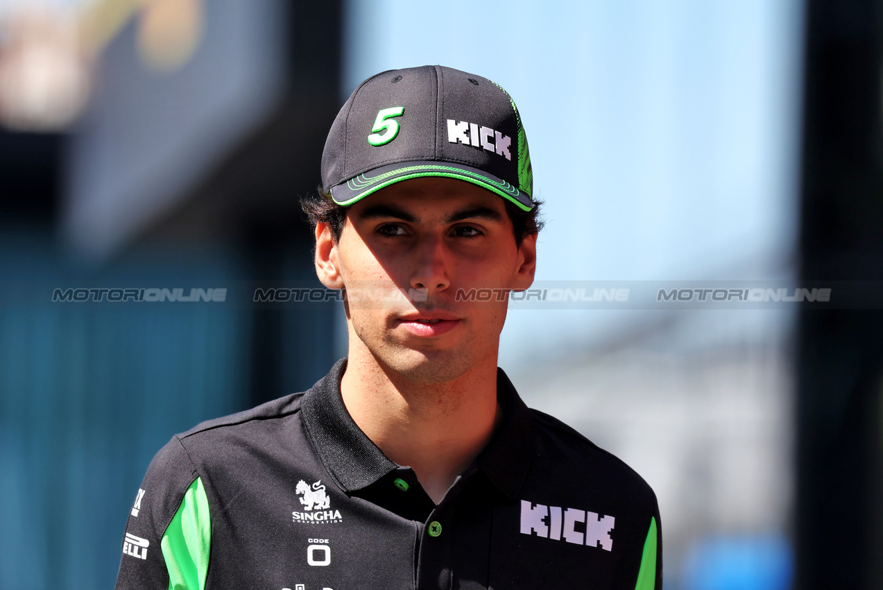 GP SPAGNA, Gabriel Bortoleto (BRA) Sauber.

29.05.2025. Formula 1 World Championship, Rd 9, Spanish Grand Prix, Barcelona, Spain, Preparation Day.

 - www.xpbimages.com, EMail: requests@xpbimages.com © Copyright: Rew / XPB Images