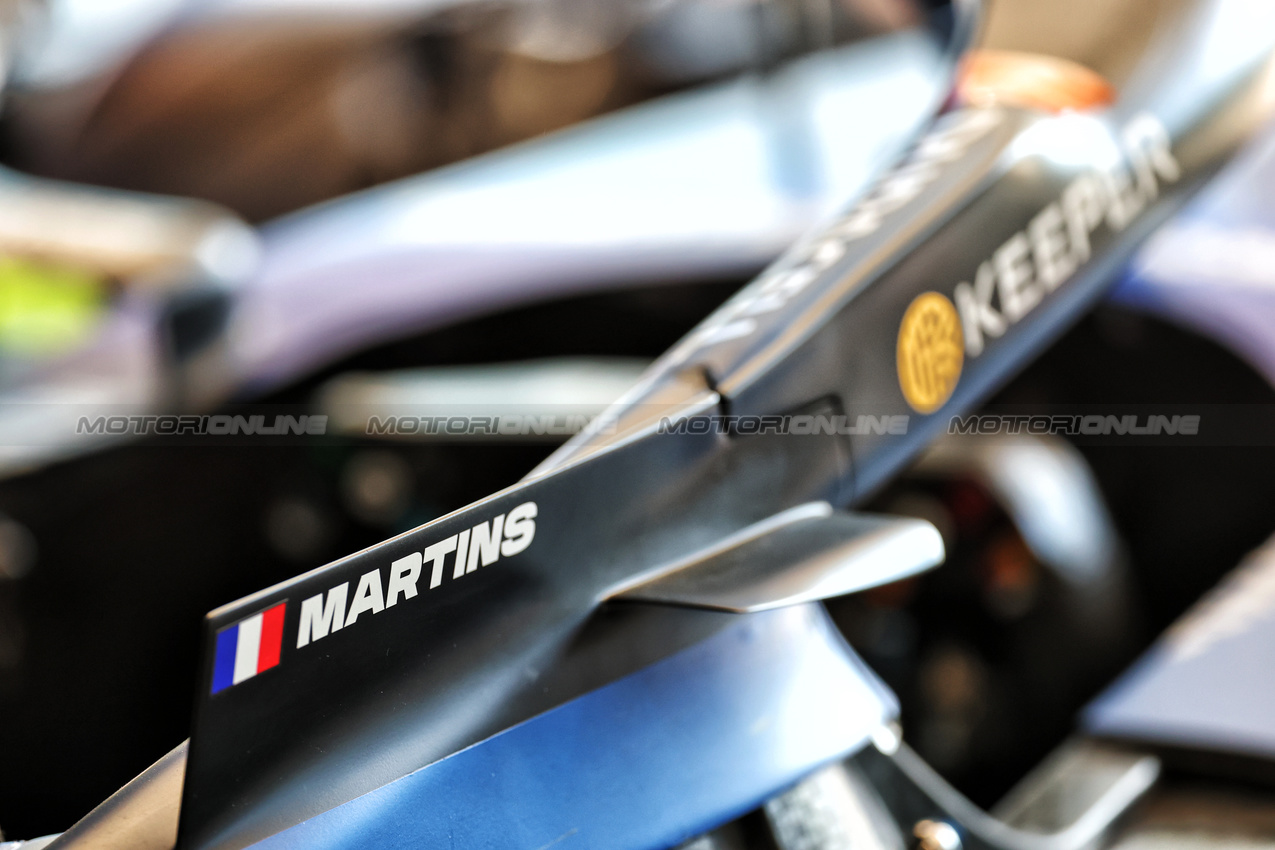 GP SPAGNA, Atlassian Williams Racing FW47 for Victor Martins (FRA) Atlassian Williams Racing Academy Driver.

29.05.2025. Formula 1 World Championship, Rd 9, Spanish Grand Prix, Barcelona, Spain, Preparation Day.

- www.xpbimages.com, EMail: requests@xpbimages.com © Copyright: Batchelor / XPB Images