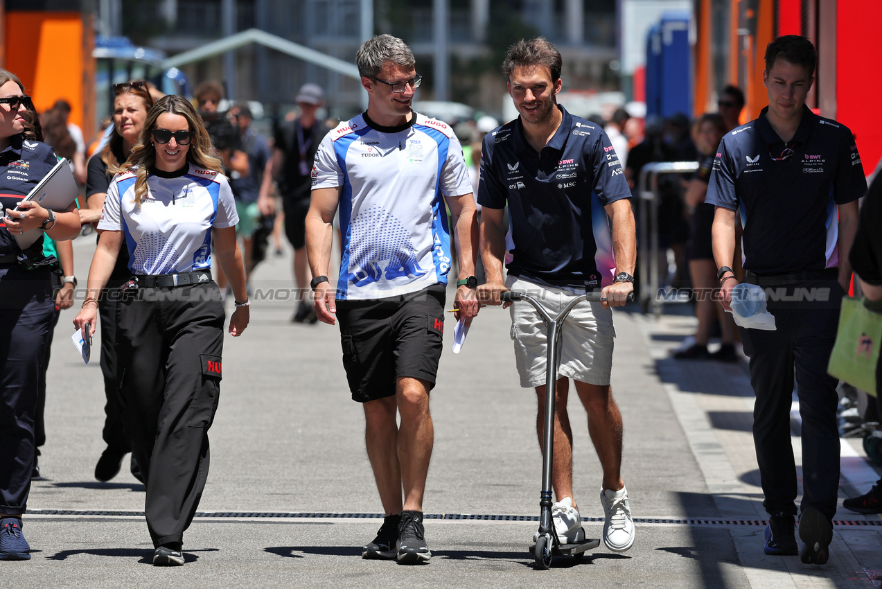 GP SPAGNA, Pierre Gasly (FRA) Alpine F1 Team.

29.05.2025. Formula 1 World Championship, Rd 9, Spanish Grand Prix, Barcelona, Spain, Preparation Day.

 - www.xpbimages.com, EMail: requests@xpbimages.com © Copyright: Rew / XPB Images