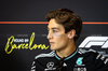 GP SPAGNA, George Russell (GBR) Mercedes AMG F1 in the FIA Press Conference.

29.05.2025. Formula 1 World Championship, Rd 9, Spanish Grand Prix, Barcelona, Spain, Preparation Day.

- www.xpbimages.com, EMail: requests@xpbimages.com © Copyright: Bearne / XPB Images