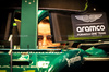 GP SPAGNA, George Russell (GBR) Mercedes AMG F1 plays table football in the paddock.

29.05.2025. Formula 1 World Championship, Rd 9, Spanish Grand Prix, Barcelona, Spain, Preparation Day.

- www.xpbimages.com, EMail: requests@xpbimages.com © Copyright: Bearne / XPB Images