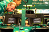 GP SPAGNA, George Russell (GBR) Mercedes AMG F1 plays table football in the paddock.

29.05.2025. Formula 1 World Championship, Rd 9, Spanish Grand Prix, Barcelona, Spain, Preparation Day.

- www.xpbimages.com, EMail: requests@xpbimages.com © Copyright: Bearne / XPB Images