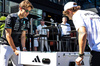 GP SPAGNA, Andrea Kimi Antonelli (ITA) Mercedes AMG F1 e George Russell (GBR) Mercedes AMG F1 play table football in the paddock.

29.05.2025. Formula 1 World Championship, Rd 9, Spanish Grand Prix, Barcelona, Spain, Preparation Day.

- www.xpbimages.com, EMail: requests@xpbimages.com © Copyright: Bearne / XPB Images