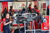 GP SPAGNA, Haas VF-25 being prepared in the pit garage.

29.05.2025. Formula 1 World Championship, Rd 9, Spanish Grand Prix, Barcelona, Spain, Preparation Day.

- www.xpbimages.com, EMail: requests@xpbimages.com © Copyright: Batchelor / XPB Images