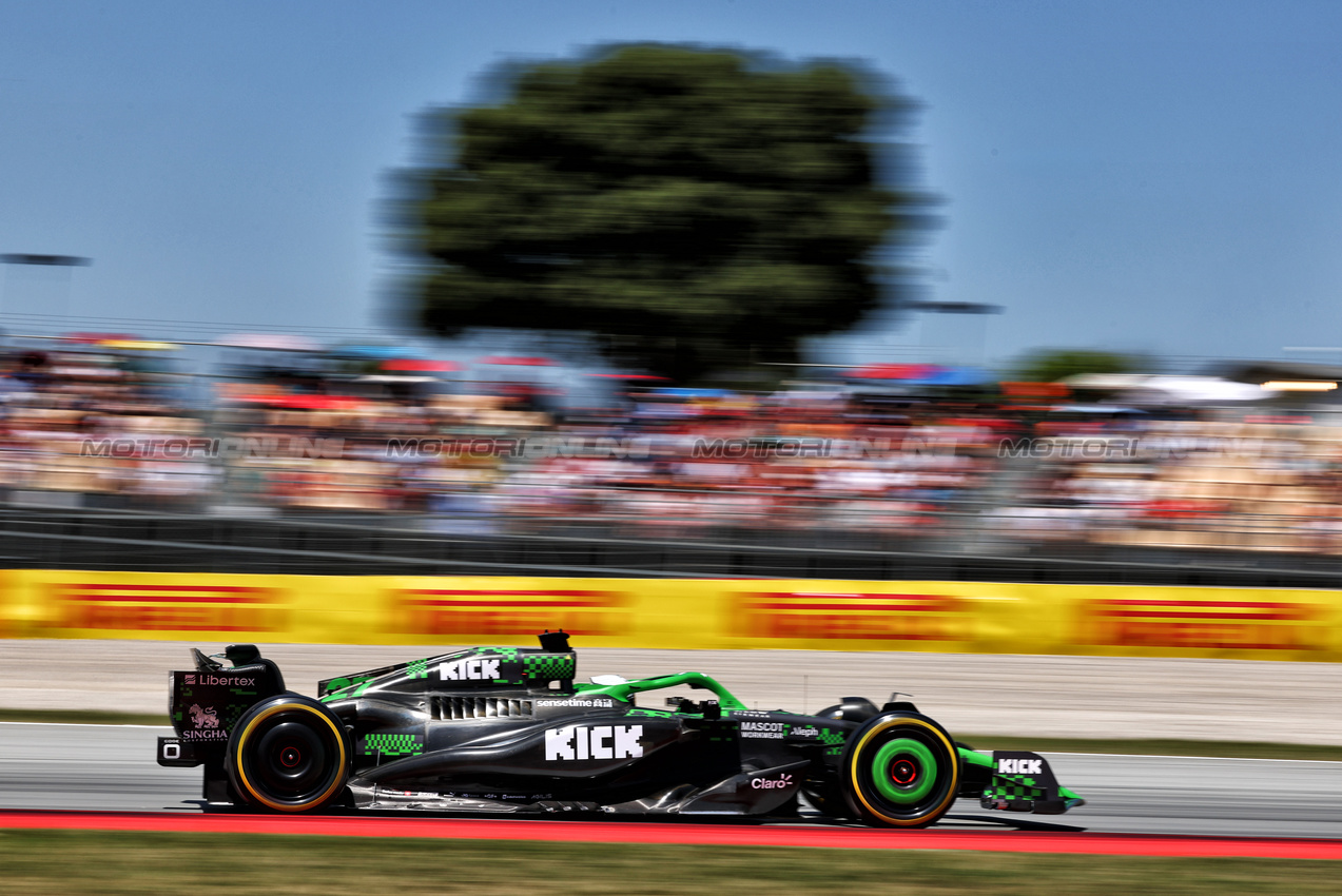 GP SPAGNA, Nico Hulkenberg (GER) Sauber C45.

31.05.2025. Formula 1 World Championship, Rd 9, Spanish Grand Prix, Barcelona, Spain, Qualifiche Day.

- www.xpbimages.com, EMail: requests@xpbimages.com © Copyright: Charniaux / XPB Images