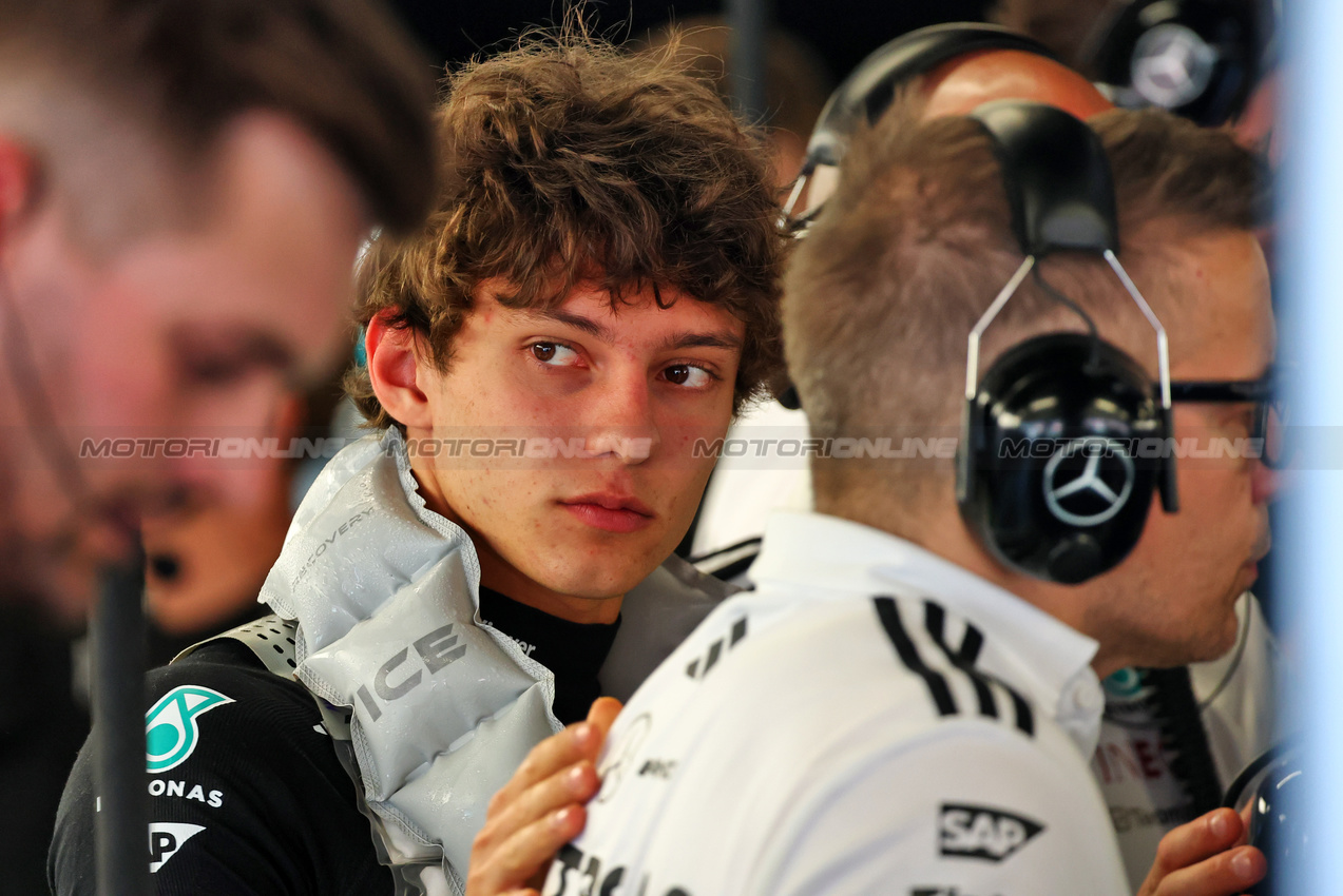 GP SPAGNA, Andrea Kimi Antonelli (ITA) Mercedes AMG F1.

31.05.2025. Formula 1 World Championship, Rd 9, Spanish Grand Prix, Barcelona, Spain, Qualifiche Day.

- www.xpbimages.com, EMail: requests@xpbimages.com © Copyright: Batchelor / XPB Images
