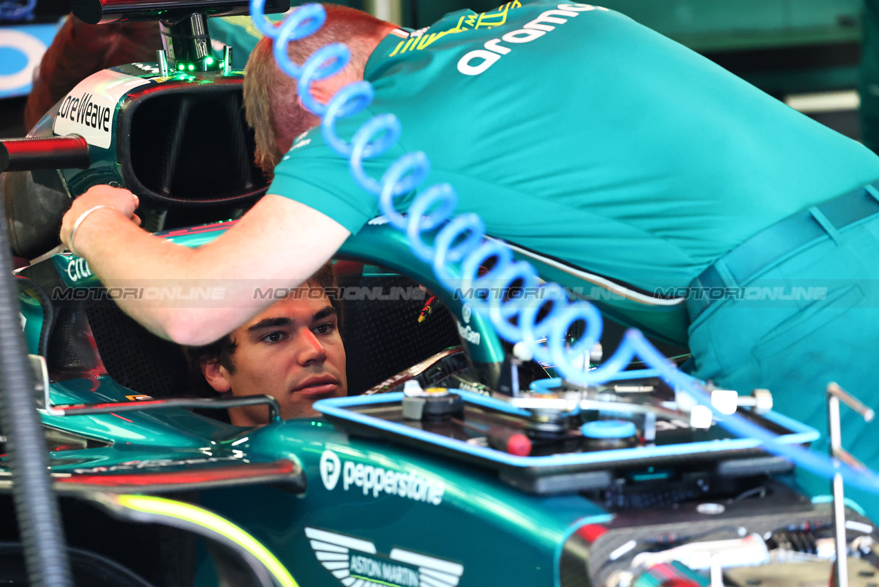 GP SPAGNA, Lance Stroll (CDN) Aston Martin F1 Team AMR25.

31.05.2025. Formula 1 World Championship, Rd 9, Spanish Grand Prix, Barcelona, Spain, Qualifiche Day.

- www.xpbimages.com, EMail: requests@xpbimages.com © Copyright: Batchelor / XPB Images
