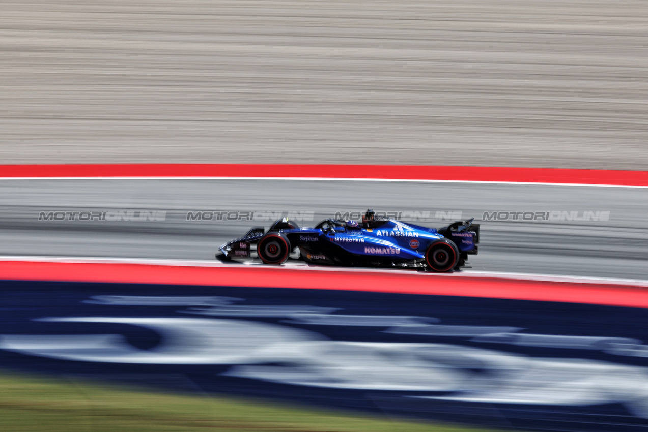GP SPAGNA, Alexander Albon (THA) Atlassian Williams Racing FW47.

31.05.2025. Formula 1 World Championship, Rd 9, Spanish Grand Prix, Barcelona, Spain, Qualifiche Day.

 - www.xpbimages.com, EMail: requests@xpbimages.com © Copyright: Rew / XPB Images