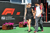 GP SPAGNA, Esteban Ocon (FRA) Haas F1 Team with Domenica Flavy Barla (FRA).

31.05.2025. Formula 1 World Championship, Rd 9, Spanish Grand Prix, Barcelona, Spain, Qualifiche Day.

- www.xpbimages.com, EMail: requests@xpbimages.com © Copyright: Batchelor / XPB Images