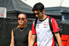 GP SPAGNA, Esteban Ocon (FRA) Haas F1 Team with Domenica Flavy Barla (FRA).

31.05.2025. Formula 1 World Championship, Rd 9, Spanish Grand Prix, Barcelona, Spain, Qualifiche Day.

- www.xpbimages.com, EMail: requests@xpbimages.com © Copyright: Batchelor / XPB Images