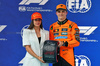 GP SPAGNA, (L to R): Marta Garcia (ESP) Racing Driver presents the Pirelli Pole Position Award to Oscar Piastri (AUS) McLaren in parc ferme.

31.05.2025. Formula 1 World Championship, Rd 9, Spanish Grand Prix, Barcelona, Spain, Qualifiche Day.

- www.xpbimages.com, EMail: requests@xpbimages.com © Copyright: Batchelor / XPB Images
