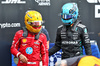 GP SPAGNA, (L to R): Lewis Hamilton (GBR) Ferrari e George Russell (GBR) Mercedes AMG F1 in qualifying parc ferme.

31.05.2025. Formula 1 World Championship, Rd 9, Spanish Grand Prix, Barcelona, Spain, Qualifiche Day.

- www.xpbimages.com, EMail: requests@xpbimages.com © Copyright: Batchelor / XPB Images