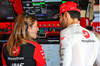 GP SPAGNA, (L to R): Laura Mueller (GER) Haas F1 Team Gara Engineer with Esteban Ocon (FRA) Haas F1 Team.

31.05.2025. Formula 1 World Championship, Rd 9, Spanish Grand Prix, Barcelona, Spain, Qualifiche Day.

- www.xpbimages.com, EMail: requests@xpbimages.com © Copyright: Batchelor / XPB Images