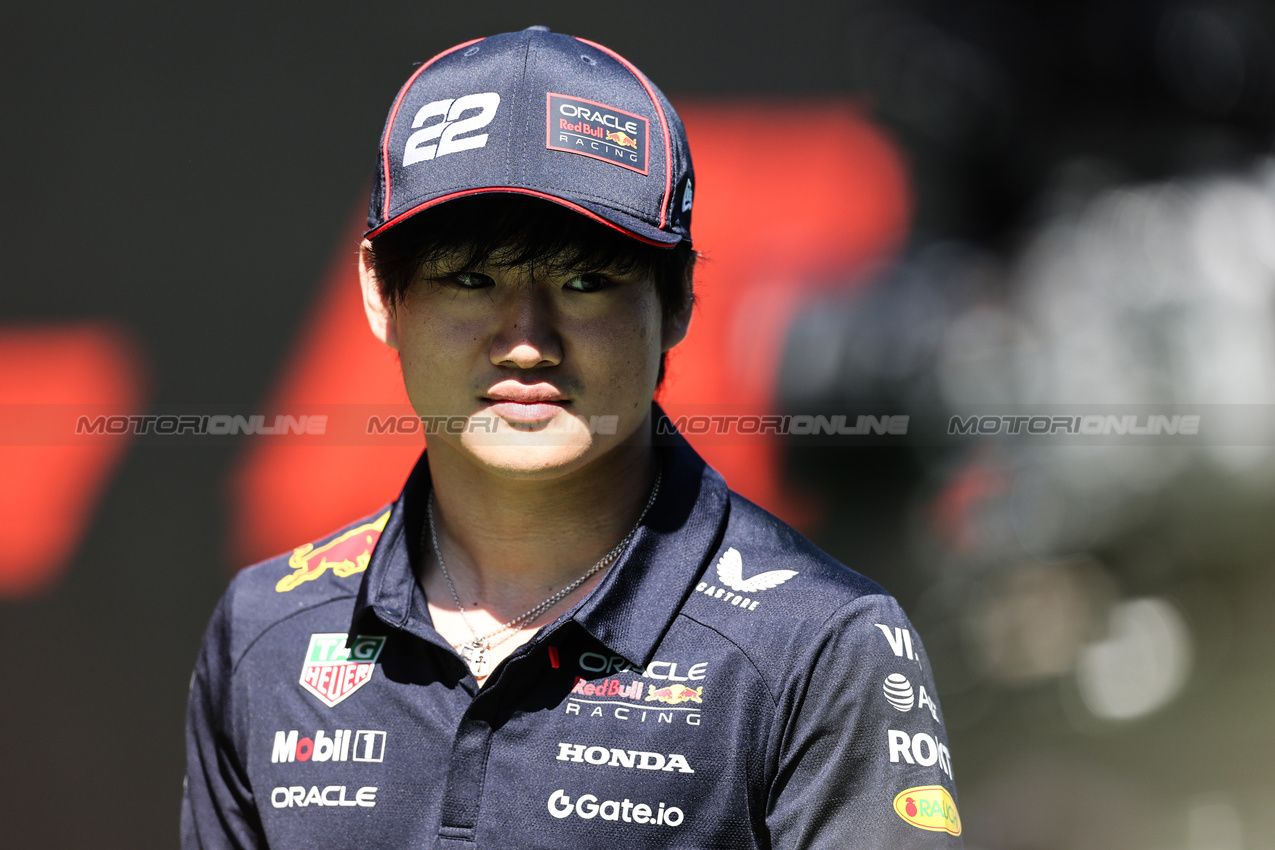 GP SPAGNA, Yuki Tsunoda (JPN), Red Bull Racing 
30.05.2025 Formula 1 World Championship, Rd 9, Spanish Grand Prix, Barcelona, Spain, Practice Day.
- www.xpbimages.com, EMail: requests@xpbimages.com © Copyright: Charniaux / XPB Images