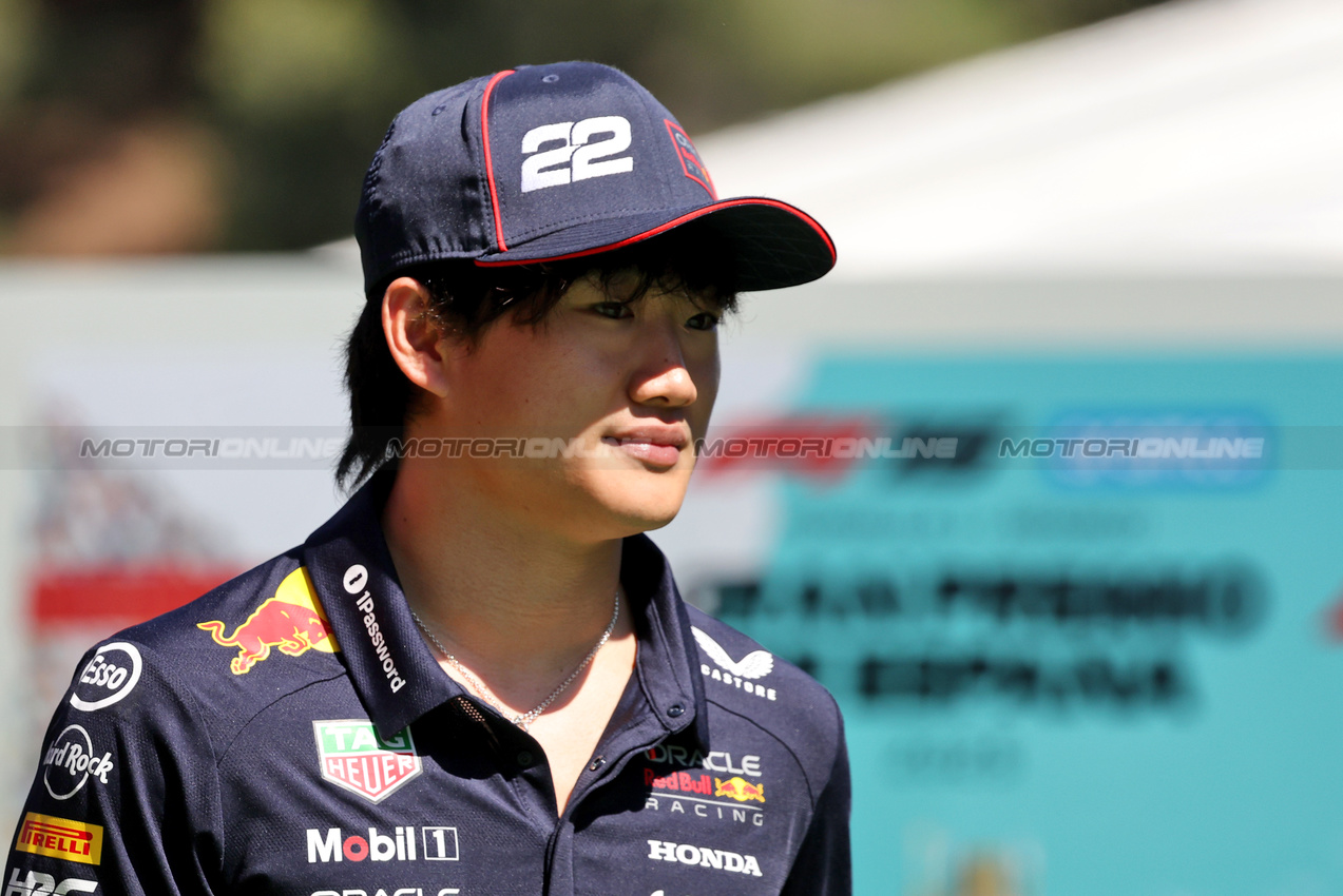 GP SPAGNA, Yuki Tsunoda (JPN) Red Bull Racing.

30.05.2025 Formula 1 World Championship, Rd 9, Spanish Grand Prix, Barcelona, Spain, Practice Day.

- www.xpbimages.com, EMail: requests@xpbimages.com © Copyright: Bearne / XPB Images