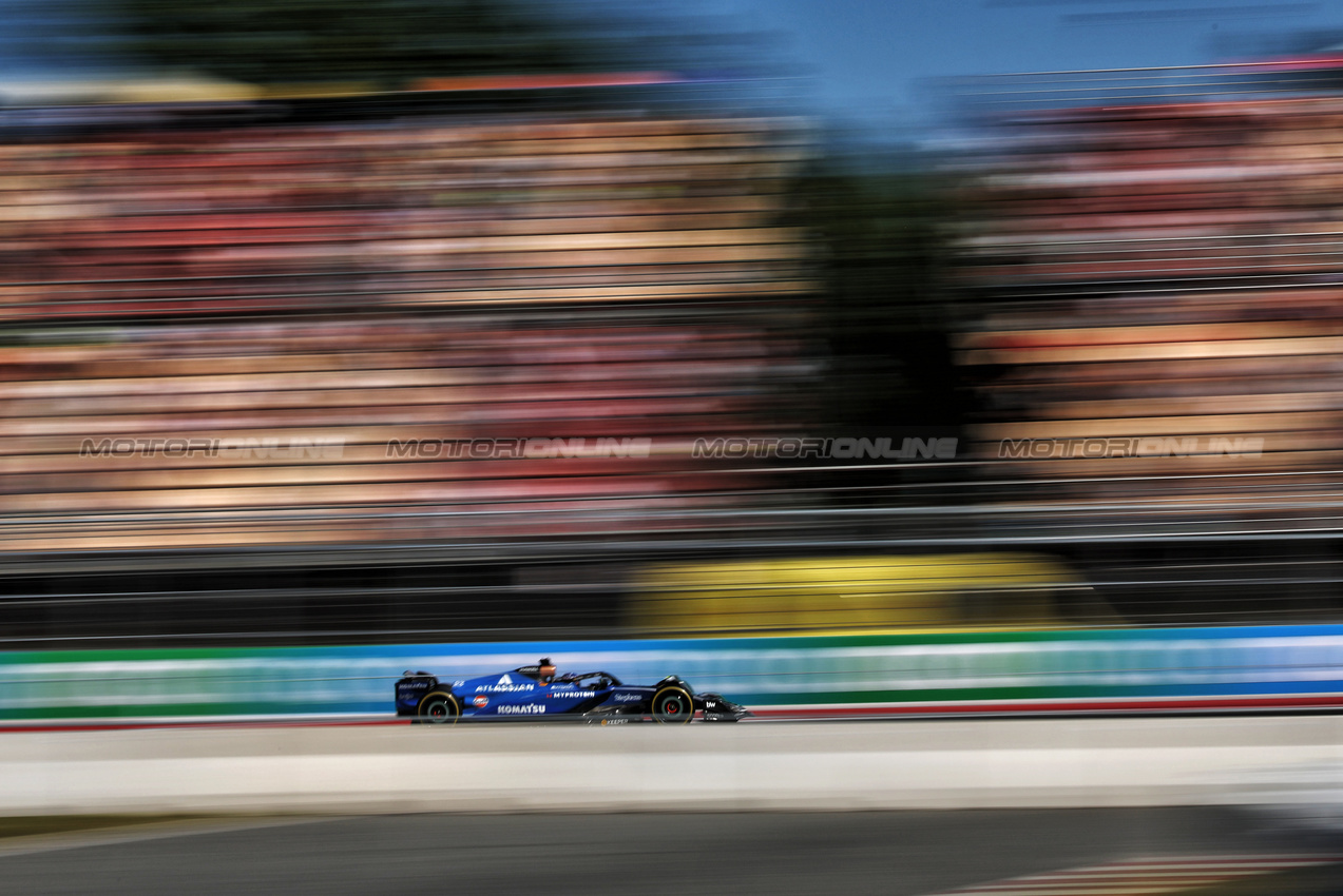 GP SPAGNA, Alexander Albon (THA) Atlassian Williams Racing FW47.

30.05.2025 Formula 1 World Championship, Rd 9, Spanish Grand Prix, Barcelona, Spain, Practice Day.

 - www.xpbimages.com, EMail: requests@xpbimages.com © Copyright: Rew / XPB Images
