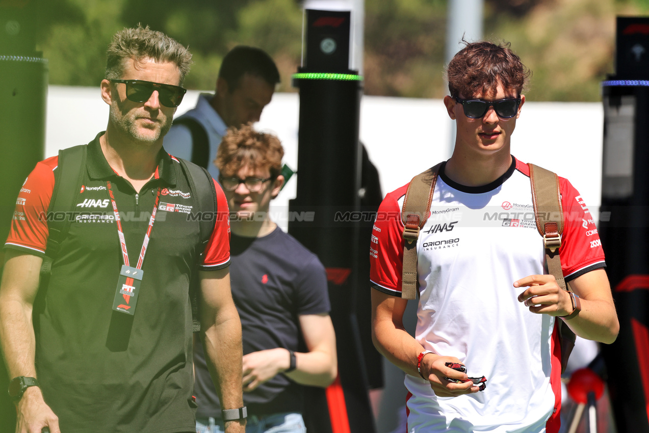 GP SPAGNA, Oliver Bearman (GBR) Haas F1 Team.

30.05.2025 Formula 1 World Championship, Rd 9, Spanish Grand Prix, Barcelona, Spain, Practice Day.

- www.xpbimages.com, EMail: requests@xpbimages.com © Copyright: Bearne / XPB Images