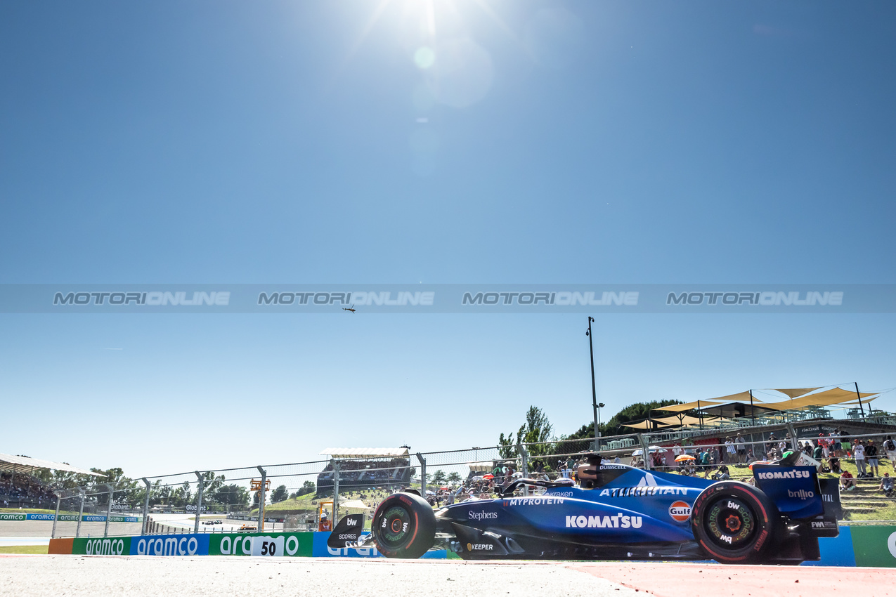GP SPAGNA, Alexander Albon (THA) Atlassian Williams Racing FW47.

30.05.2025 Formula 1 World Championship, Rd 9, Spanish Grand Prix, Barcelona, Spain, Practice Day.

- www.xpbimages.com, EMail: requests@xpbimages.com © Copyright: Bearne / XPB Images