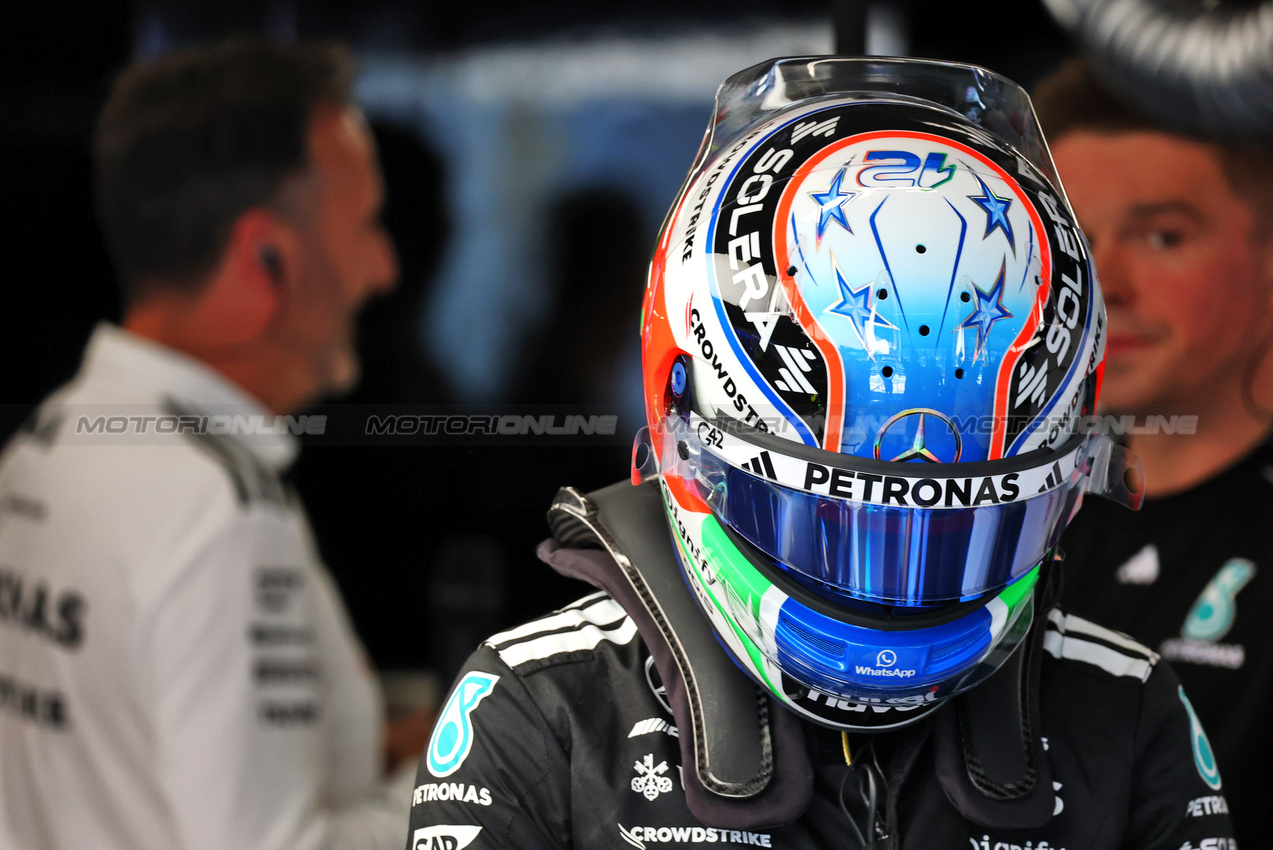 GP SPAGNA, Andrea Kimi Antonelli (ITA) Mercedes AMG F1.

30.05.2025 Formula 1 World Championship, Rd 9, Spanish Grand Prix, Barcelona, Spain, Practice Day.

- www.xpbimages.com, EMail: requests@xpbimages.com © Copyright: Batchelor / XPB Images