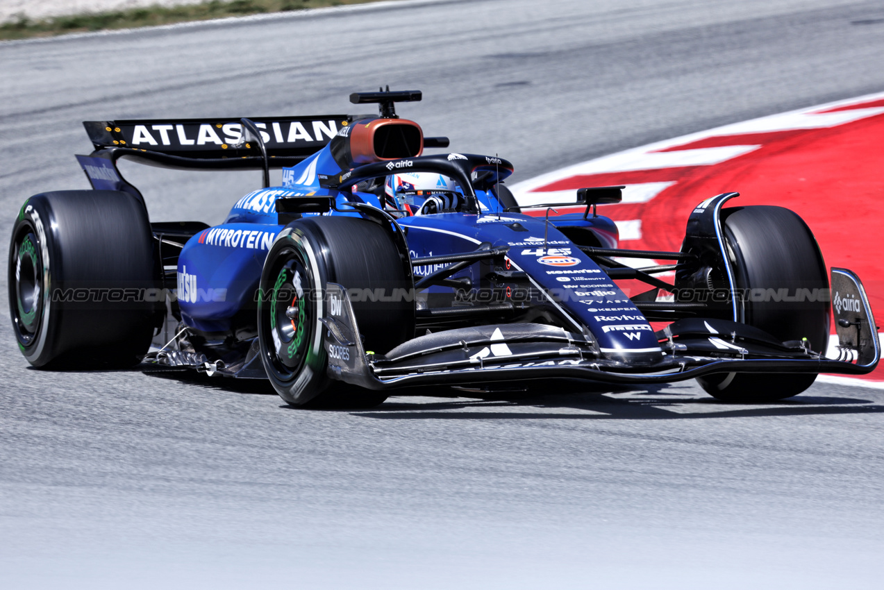 GP SPAGNA, Victor Martins (FRA) Atlassian Williams Racing FW47 Academy Driver.

30.05.2025 Formula 1 World Championship, Rd 9, Spanish Grand Prix, Barcelona, Spain, Practice Day.

- www.xpbimages.com, EMail: requests@xpbimages.com © Copyright: Bearne / XPB Images