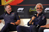 GP SPAGNA, (L to R): Christian Horner (GBR) Red Bull Racing Team Principal e Flavio Briatore (ITA) Alpine F1 Team Executive Advisor in the FIA Press Conference.

30.05.2025 Formula 1 World Championship, Rd 9, Spanish Grand Prix, Barcelona, Spain, Practice Day.

 - www.xpbimages.com, EMail: requests@xpbimages.com © Copyright: Rew / XPB Images