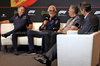 GP SPAGNA, (L to R): Christian Horner (GBR) Red Bull Racing Team Principal; Flavio Briatore (ITA) Alpine F1 Team Executive Advisor; e Mario Isola (ITA) Pirelli Racing Manager, in the FIA Press Conference.

30.05.2025 Formula 1 World Championship, Rd 9, Spanish Grand Prix, Barcelona, Spain, Practice Day.

 - www.xpbimages.com, EMail: requests@xpbimages.com © Copyright: Rew / XPB Images