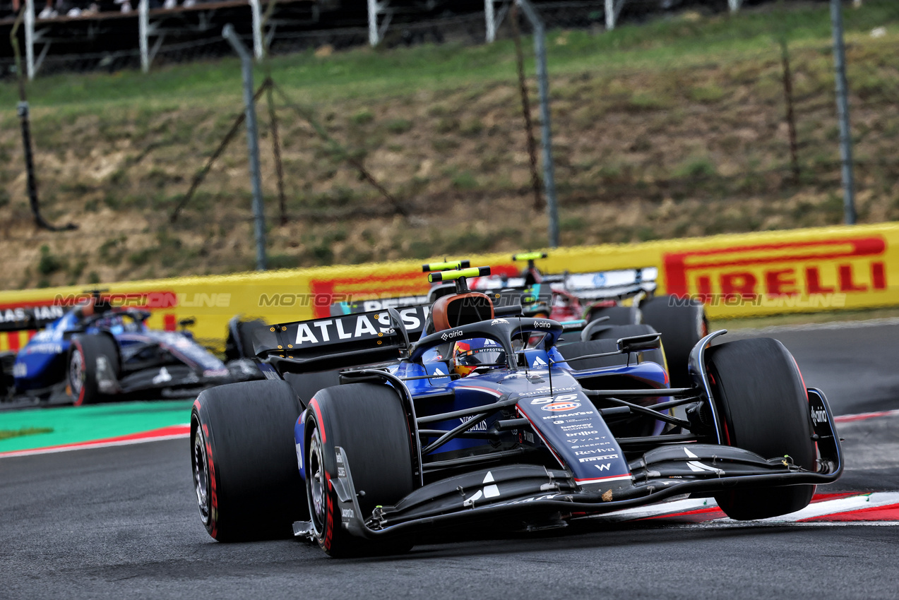 GP UNGHERIA, Carlos Sainz (ESP) Atlassian Williams Racing FW47.

03.08.2025. Formula 1 World Championship, Rd 14, Hungarian Grand Prix, Budapest, Hungary, Gara Day.

- www.xpbimages.com, EMail: requests@xpbimages.com © Copyright: Batchelor / XPB Images