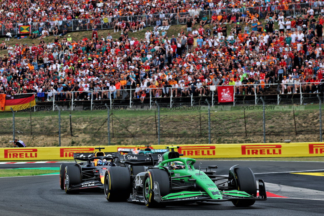 GP UNGHERIA, Gabriel Bortoleto (BRA) Sauber C45.

03.08.2025. Formula 1 World Championship, Rd 14, Hungarian Grand Prix, Budapest, Hungary, Gara Day.

- www.xpbimages.com, EMail: requests@xpbimages.com © Copyright: Batchelor / XPB Images