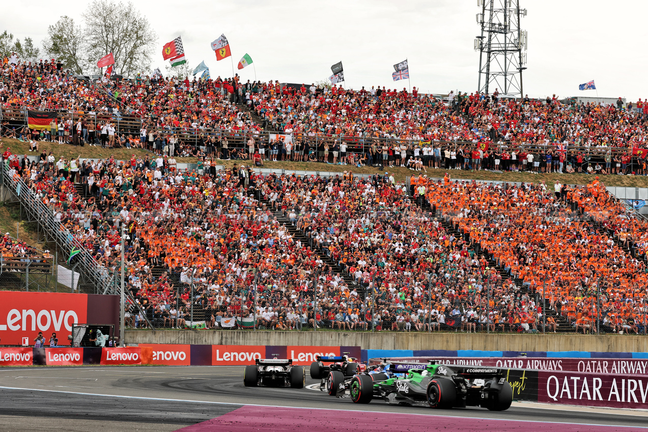 GP UNGHERIA, Nico Hulkenberg (GER) Sauber C45.

03.08.2025. Formula 1 World Championship, Rd 14, Hungarian Grand Prix, Budapest, Hungary, Gara Day.

- www.xpbimages.com, EMail: requests@xpbimages.com © Copyright: Moy / XPB Images