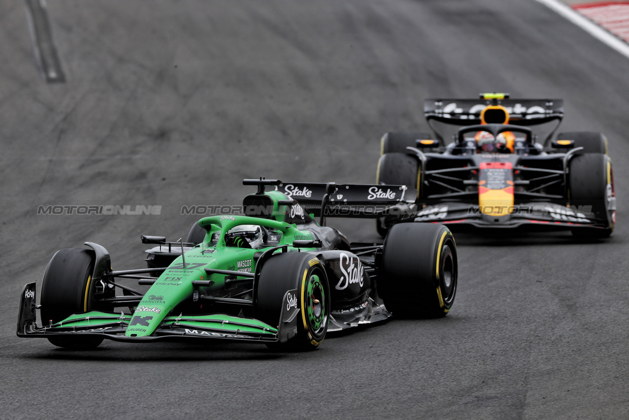 GP UNGHERIA, Nico Hulkenberg (GER) Sauber C45.

03.08.2025. Formula 1 World Championship, Rd 14, Hungarian Grand Prix, Budapest, Hungary, Gara Day.

- www.xpbimages.com, EMail: requests@xpbimages.com © Copyright: Charniaux / XPB Images