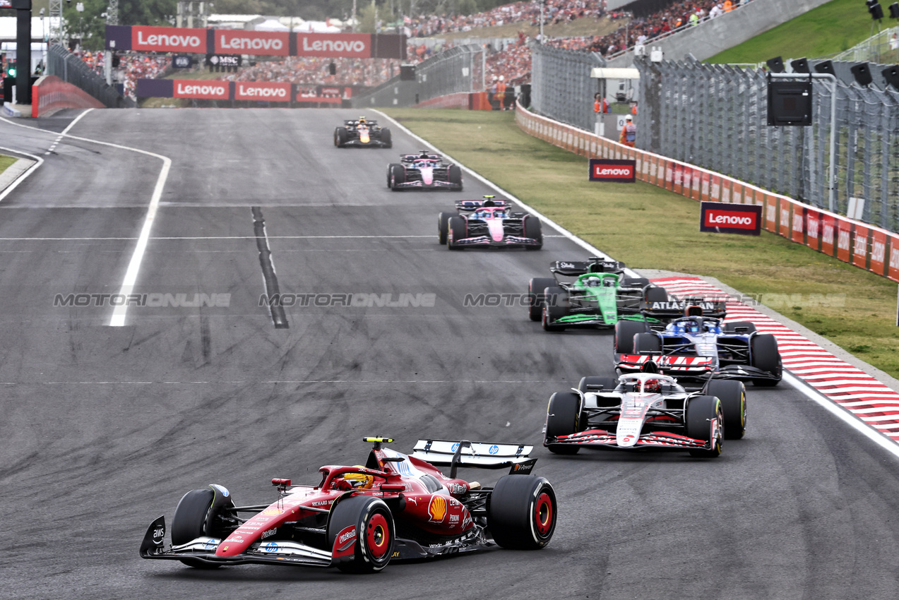 GP UNGHERIA, Lewis Hamilton (GBR) Ferrari SF-25.

03.08.2025. Formula 1 World Championship, Rd 14, Hungarian Grand Prix, Budapest, Hungary, Gara Day.

- www.xpbimages.com, EMail: requests@xpbimages.com © Copyright: Charniaux / XPB Images