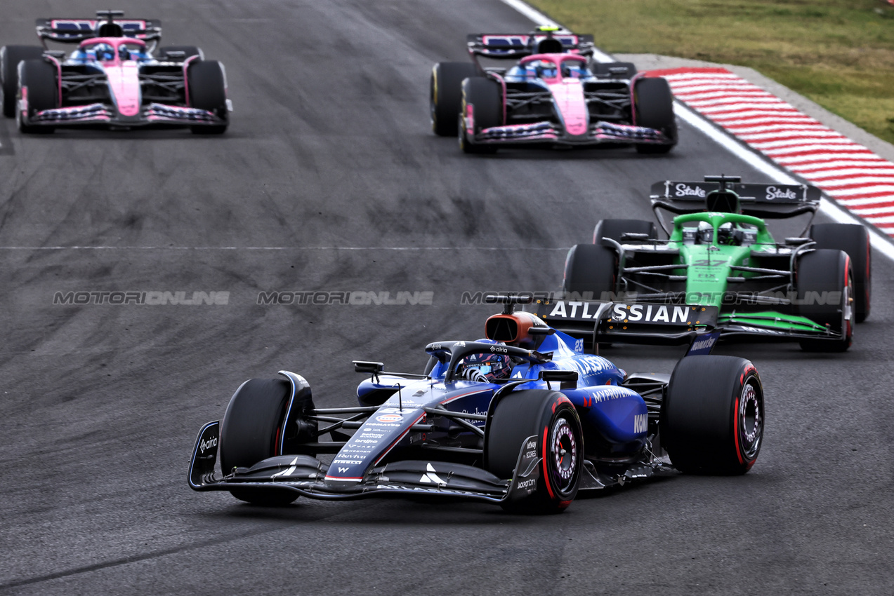 GP UNGHERIA, Alexander Albon (THA) Atlassian Williams Racing FW47.

03.08.2025. Formula 1 World Championship, Rd 14, Hungarian Grand Prix, Budapest, Hungary, Gara Day.

- www.xpbimages.com, EMail: requests@xpbimages.com © Copyright: Charniaux / XPB Images