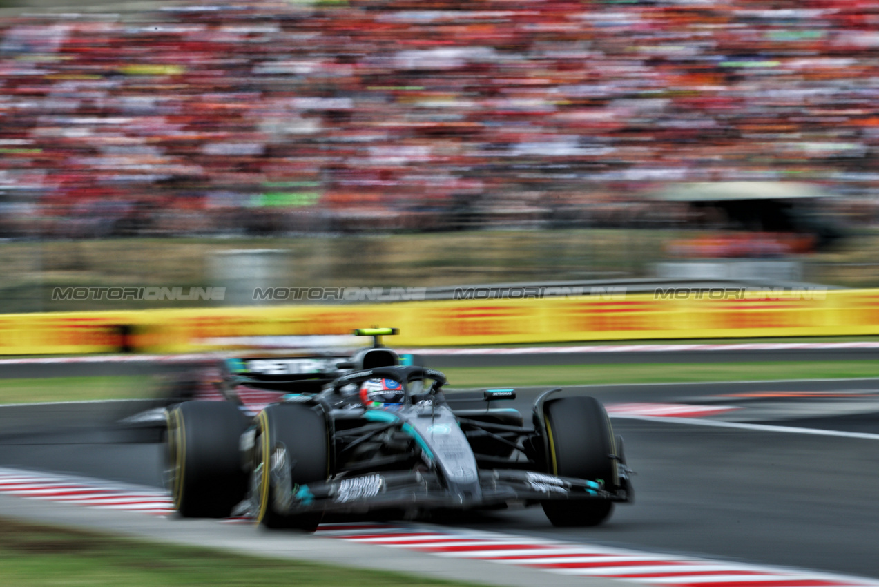 GP UNGHERIA, Andrea Kimi Antonelli (ITA) Mercedes AMG F1 W16.

03.08.2025. Formula 1 World Championship, Rd 14, Hungarian Grand Prix, Budapest, Hungary, Gara Day.

- www.xpbimages.com, EMail: requests@xpbimages.com © Copyright: Batchelor / XPB Images