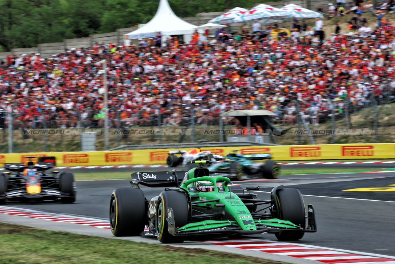 GP UNGHERIA, Gabriel Bortoleto (BRA) Sauber C45.

03.08.2025. Formula 1 World Championship, Rd 14, Hungarian Grand Prix, Budapest, Hungary, Gara Day.

- www.xpbimages.com, EMail: requests@xpbimages.com © Copyright: Batchelor / XPB Images