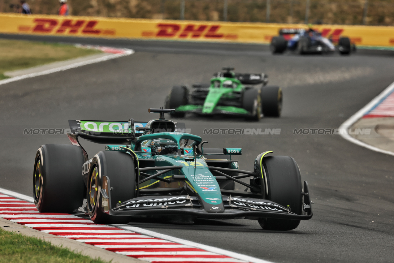 GP UNGHERIA, Lance Stroll (CDN) Aston Martin F1 Team AMR25.

03.08.2025. Formula 1 World Championship, Rd 14, Hungarian Grand Prix, Budapest, Hungary, Gara Day.

- www.xpbimages.com, EMail: requests@xpbimages.com © Copyright: Moy / XPB Images