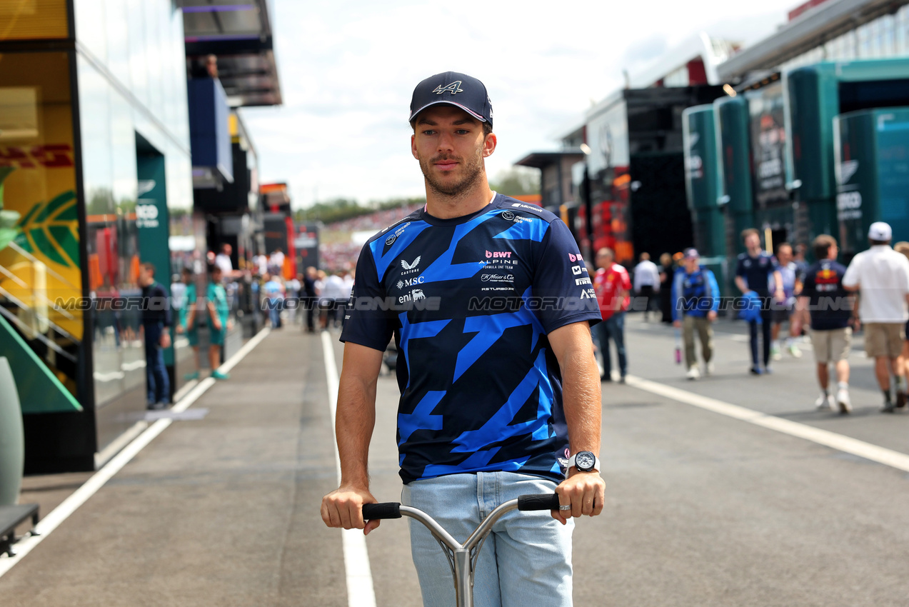 GP UNGHERIA, Pierre Gasly (FRA) Alpine F1 Team.

03.08.2025. Formula 1 World Championship, Rd 14, Hungarian Grand Prix, Budapest, Hungary, Gara Day.

- www.xpbimages.com, EMail: requests@xpbimages.com © Copyright: Bearne / XPB Images