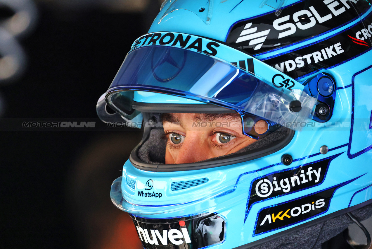 GP UNGHERIA, George Russell (GBR) Mercedes AMG F1.

03.08.2025. Formula 1 World Championship, Rd 14, Hungarian Grand Prix, Budapest, Hungary, Gara Day.

- www.xpbimages.com, EMail: requests@xpbimages.com © Copyright: Batchelor / XPB Images