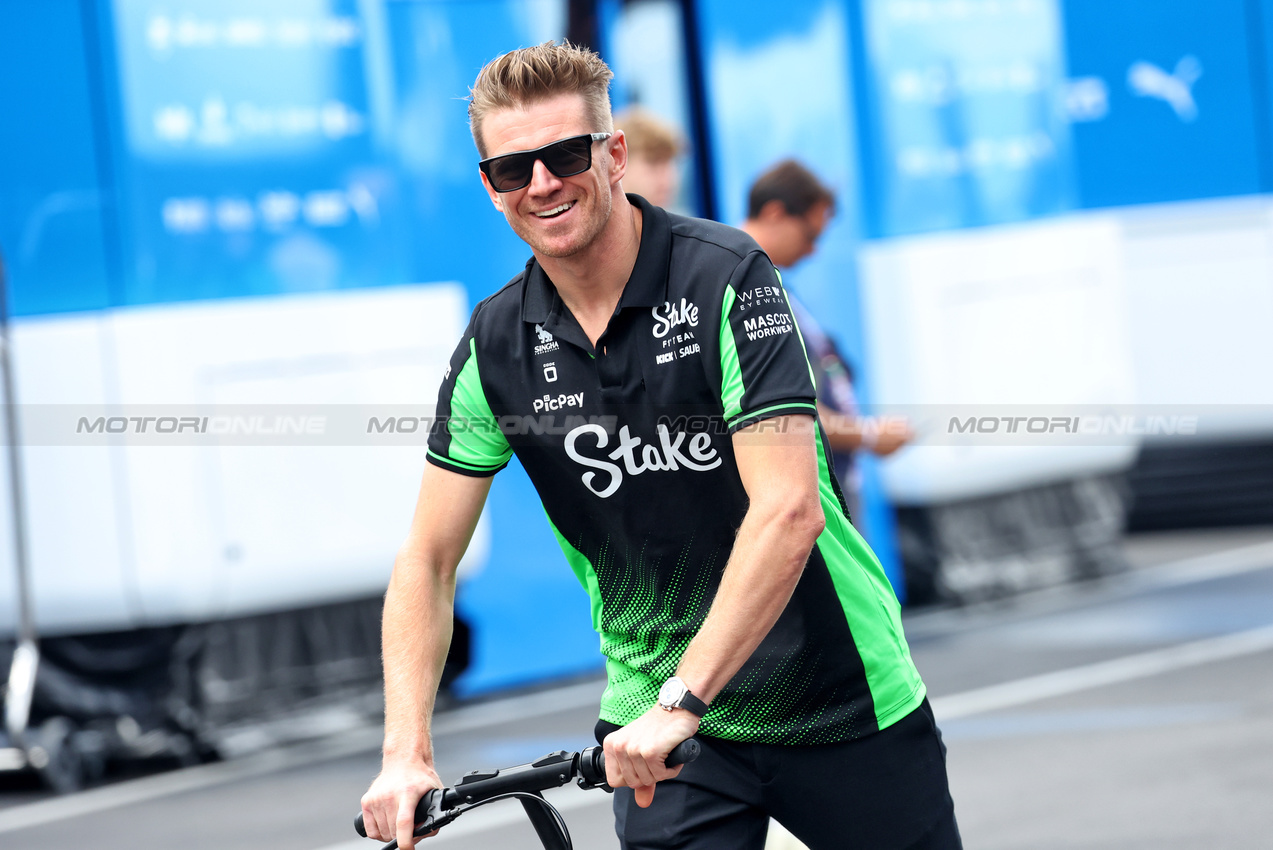 GP UNGHERIA, Nico Hulkenberg (GER) Sauber.

03.08.2025. Formula 1 World Championship, Rd 14, Hungarian Grand Prix, Budapest, Hungary, Gara Day.

- www.xpbimages.com, EMail: requests@xpbimages.com © Copyright: Bearne / XPB Images