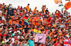 GP UNGHERIA, Circuit Atmosfera - fans in the grandstand.

03.08.2025. Formula 1 World Championship, Rd 14, Hungarian Grand Prix, Budapest, Hungary, Gara Day.

- www.xpbimages.com, EMail: requests@xpbimages.com © Copyright: Moy / XPB Images