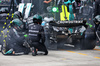 GP UNGHERIA, George Russell (GBR) Mercedes AMG F1 W16 makes a pit stop.

03.08.2025. Formula 1 World Championship, Rd 14, Hungarian Grand Prix, Budapest, Hungary, Gara Day.

- www.xpbimages.com, EMail: requests@xpbimages.com © Copyright: Bearne / XPB Images