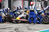 GP UNGHERIA, Isack Hadjar (FRA) Racing Bulls VCARB 02 makes a pit stop.

03.08.2025. Formula 1 World Championship, Rd 14, Hungarian Grand Prix, Budapest, Hungary, Gara Day.

- www.xpbimages.com, EMail: requests@xpbimages.com © Copyright: Bearne / XPB Images