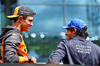 GP UNGHERIA, (L to R): Lando Norris (GBR) McLaren with Carlos Sainz (ESP) Atlassian Williams Racing on the drivers' parade.

03.08.2025. Formula 1 World Championship, Rd 14, Hungarian Grand Prix, Budapest, Hungary, Gara Day.

- www.xpbimages.com, EMail: requests@xpbimages.com © Copyright: Batchelor / XPB Images