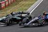 GP UNGHERIA, Andrea Kimi Antonelli (ITA) Mercedes AMG F1 W16 e Carlos Sainz (ESP) Atlassian Williams Racing FW47 battle for position.

03.08.2025. Formula 1 World Championship, Rd 14, Hungarian Grand Prix, Budapest, Hungary, Gara Day.

- www.xpbimages.com, EMail: requests@xpbimages.com © Copyright: Charniaux / XPB Images