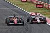 GP UNGHERIA, Lewis Hamilton (GBR) Ferrari SF-25 e Esteban Ocon (FRA) Haas VF-25 battle for position.

03.08.2025. Formula 1 World Championship, Rd 14, Hungarian Grand Prix, Budapest, Hungary, Gara Day.

- www.xpbimages.com, EMail: requests@xpbimages.com © Copyright: Charniaux / XPB Images